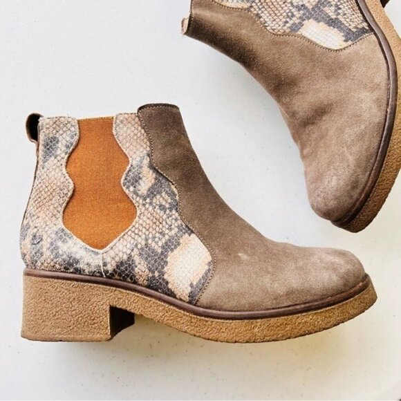 Casta Western Snake Skin Boots 38 - Picture 2 of 7